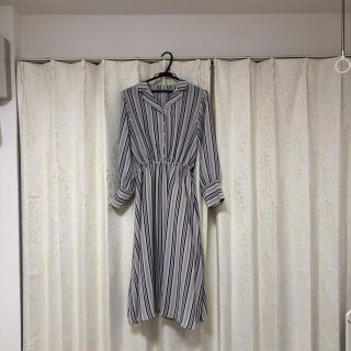 マジェスティックレゴン(MAJESTIC LEGON)のストライプシャツワンピース(ロングワンピース/マキシワンピース)