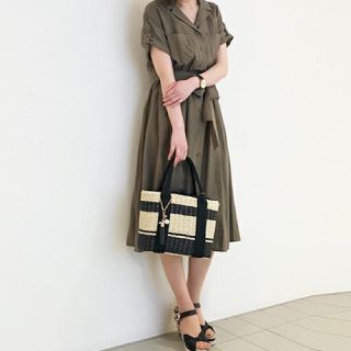 トランテアンソンドゥモード(31 Sons de mode)の完売31sons de mode♡テンセル麻シャツワンピース(ロングワンピース/マキシワンピース)