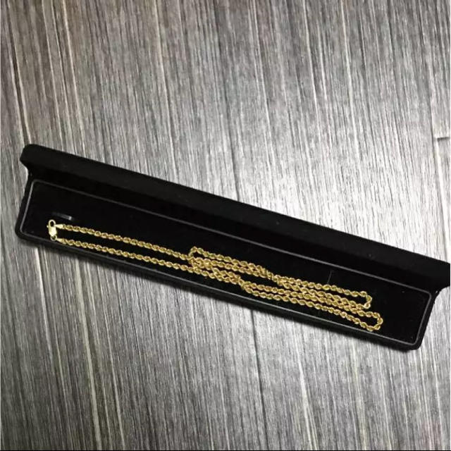 10K YELLOW GOLD NECKLACE (美品)