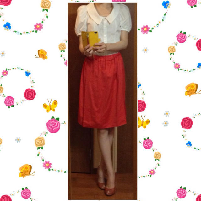 DOUBLE STANDARD CLOTHING(ダブルスタンダードクロージング)のダブスタ♪ウエストゴムスカート レディースのスカート(ひざ丈スカート)の商品写真