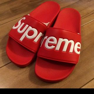 シュプリーム(Supreme)のsupreme シュプリーム サンダル 26cm レッド(サンダル)