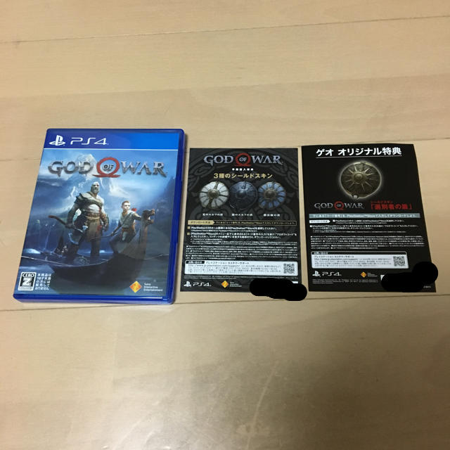 God of war 初期&ゲオ特典未使用 エンタメ/ホビーのゲームソフト/ゲーム機本体(家庭用ゲームソフト)の商品写真