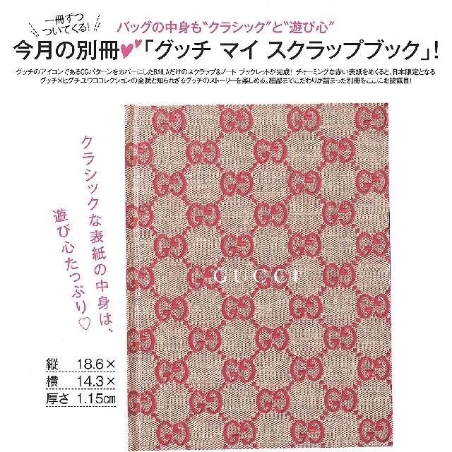 Gucci(グッチ)のBAILA バイラ 2018年 6月号 グッチ スクラップブック 付録付き エンタメ/ホビーの雑誌(ファッション)の商品写真