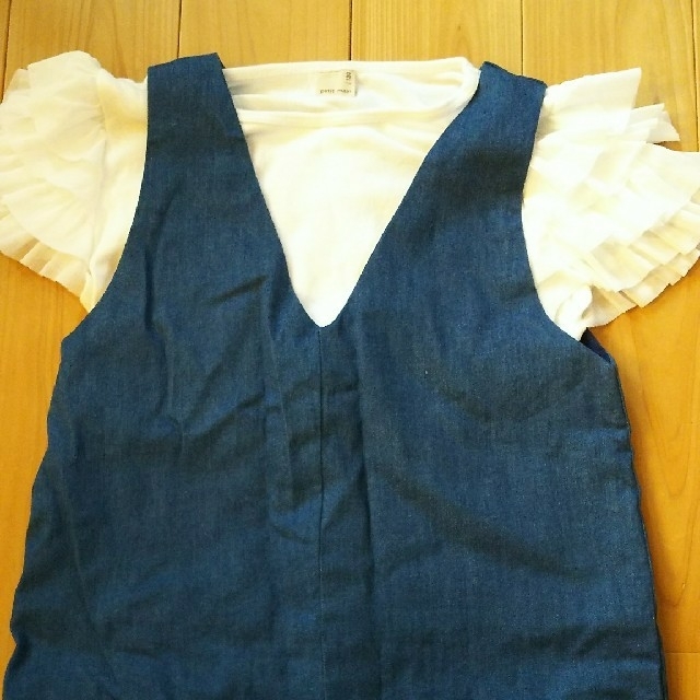 petit main(プティマイン)のPetit mainセット130㎝ キッズ/ベビー/マタニティのキッズ服女の子用(90cm~)(ワンピース)の商品写真