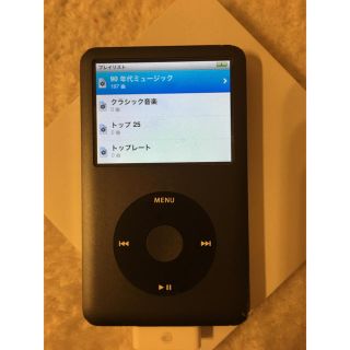 アップル(Apple)のiPod classic 120GB ブラック MB565J(ポータブルプレーヤー)