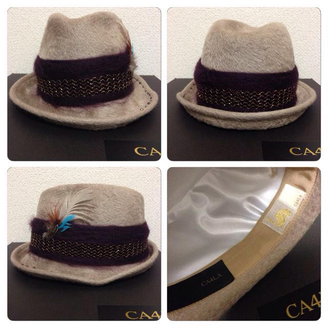 CA4LA(カシラ)のCA4LA ラビットファーハット レディースの帽子(ハット)の商品写真