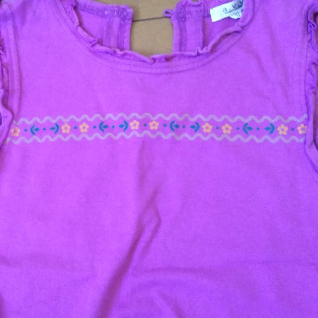 a.v.v(アーヴェヴェ)の女児タンクトップ キッズ/ベビー/マタニティのキッズ服女の子用(90cm~)(Tシャツ/カットソー)の商品写真