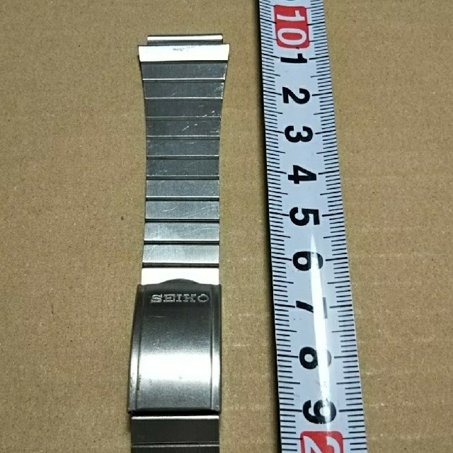 SEIKO(セイコー)のセイコー SEIKO 古い バンド 18mm 【中古】 メンズの時計(金属ベルト)の商品写真