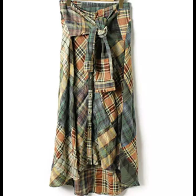 Ungrid(アングリッド)のungrid パッチワーク マキシスカート レディースのスカート(ロングスカート)の商品写真