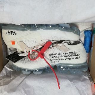 オフホワイト(OFF-WHITE)のNIKE air vapormax off-white 26.5ナイキヴェイパー(スニーカー)