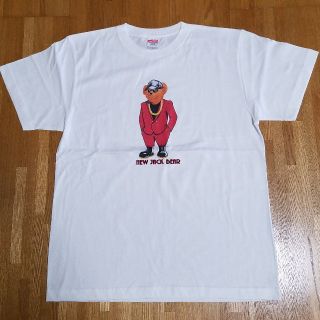 New Jack Bear 【Lサイズ ホワイト Tシャツ】(Tシャツ/カットソー(半袖/袖なし))