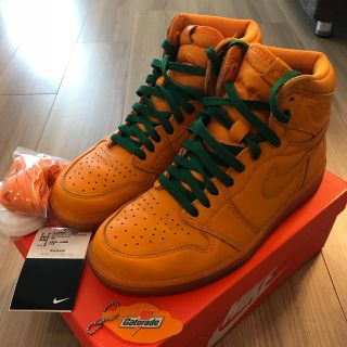 ナイキ(NIKE)のNIKE JORDAN1 ゲータレード 26.5cm gatorade オレンジ(スニーカー)