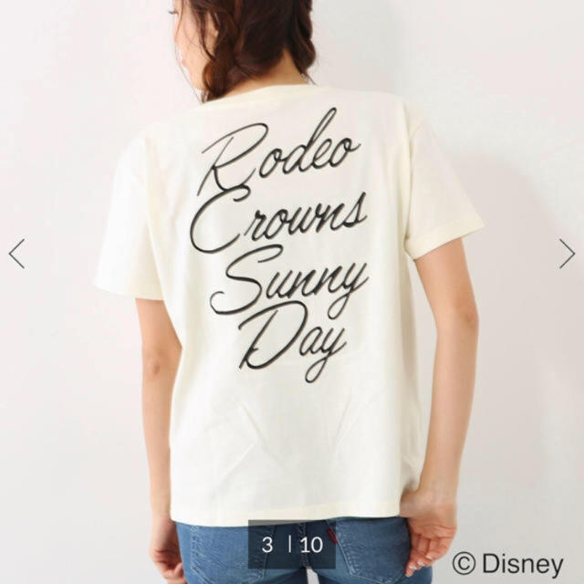 RODEO CROWNS WIDE BOWL(ロデオクラウンズワイドボウル)のロデオクラウンズ♡ミッキー サーフTシャツ レディースのトップス(Tシャツ(半袖/袖なし))の商品写真