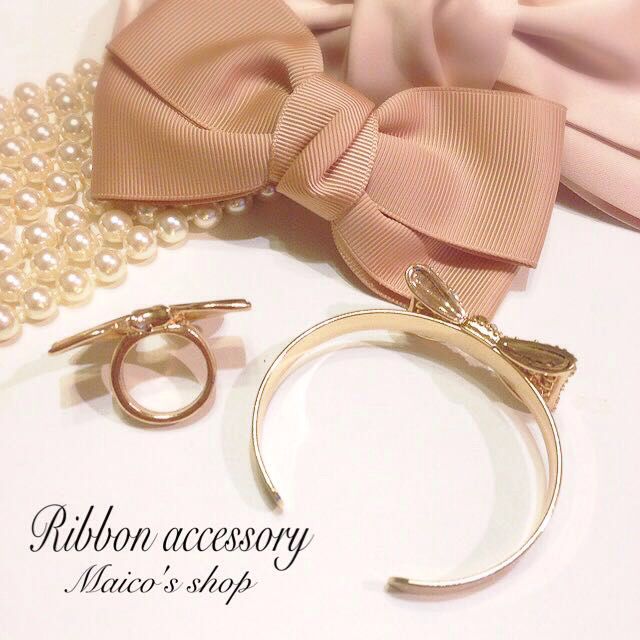 FOREVER 21(フォーエバートゥエンティーワン)のRibbon accessory⋈set レディースのアクセサリー(リング(指輪))の商品写真