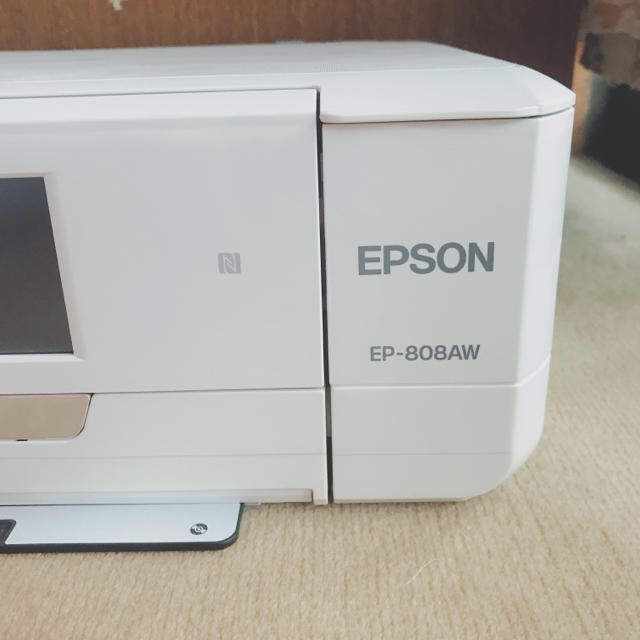 EPSON EP-808AW ホワイト 中古 | フリマアプリ ラクマ