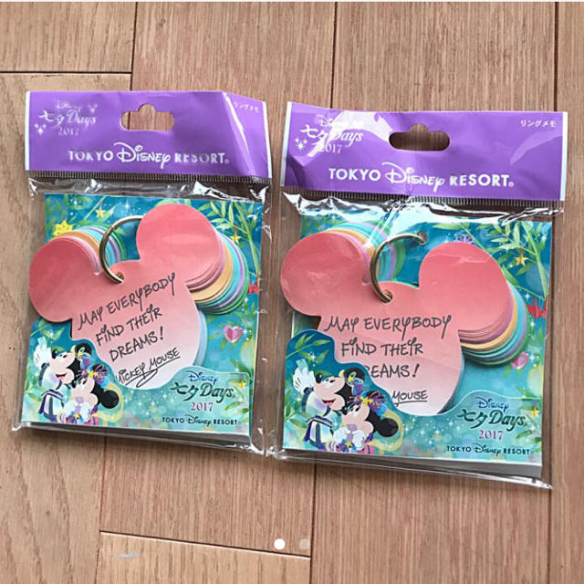 Disney(ディズニー)の【2点セット】七夕 短冊 メッセージカード ハンドメイドの文具/ステーショナリー(カード/レター/ラッピング)の商品写真