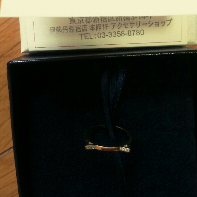 AHKAH(アーカー)のアーカーAHKAHリング♡ダイヤモンド♡ レディースのアクセサリー(リング(指輪))の商品写真