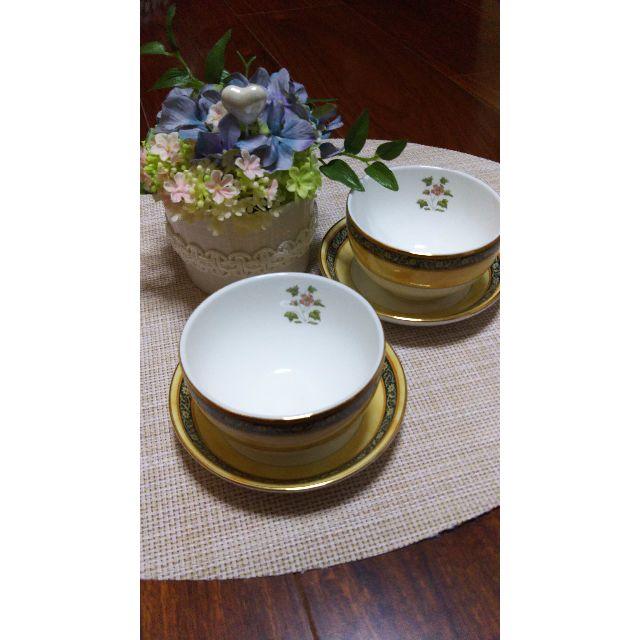 WEDGWOOD(ウェッジウッド)のお値下げ￥6980→￥4000送料無料】ウェッジウッドカップソーサー２客セット インテリア/住まい/日用品のキッチン/食器(食器)の商品写真