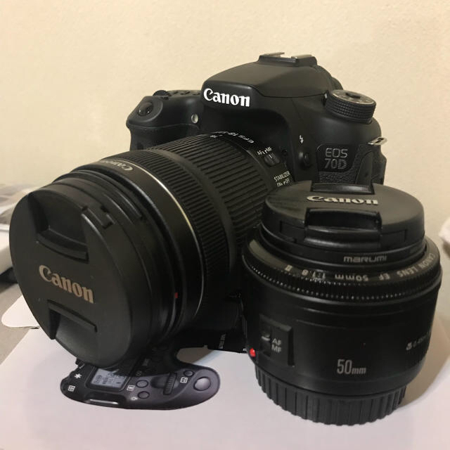 Canon EOS70D 13-135セット + EF50mmレンズ