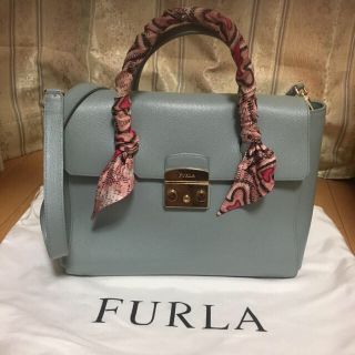 フルラ■メトロポリス サッチェル&スカーフset