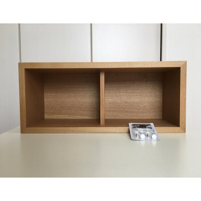 MUJI (無印良品)(ムジルシリョウヒン)のMUJI 無印良品  ウォールシェルフ 未使用 インテリア/住まい/日用品の収納家具(棚/ラック/タンス)の商品写真