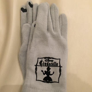 ディズニー(Disney)の新品♡シンデレラスマホ対応手袋♡グレー(手袋)