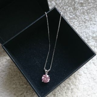 ジュエリーツツミ(JEWELRY TSUTSUMI)の新品☆ピンクジルコニアネックレス(ネックレス)