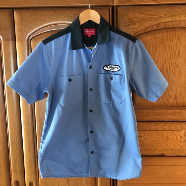 Supreme(シュプリーム)のSUPREME MFG Work-Shirts S ブルー 美品 メンズのトップス(シャツ)の商品写真