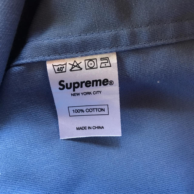 Supreme(シュプリーム)のSUPREME MFG Work-Shirts S ブルー 美品 メンズのトップス(シャツ)の商品写真