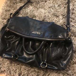 ミュウミュウ(miumiu)の【再値下！早い者勝ち！】ミュウミュウ♡2way♡リボン♡バッグ(ハンドバッグ)