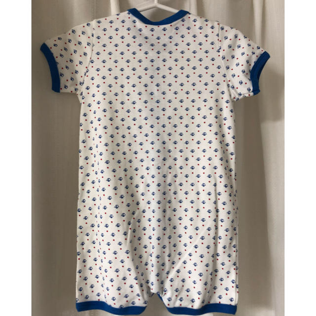 PETIT BATEAU(プチバトー)の新品未使用 プチバトー ショートロンパース 18m81cm キッズ/ベビー/マタニティのベビー服(~85cm)(ロンパース)の商品写真