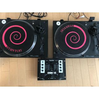 DJ ターンテーブルセット&ミキサー(ターンテーブル)