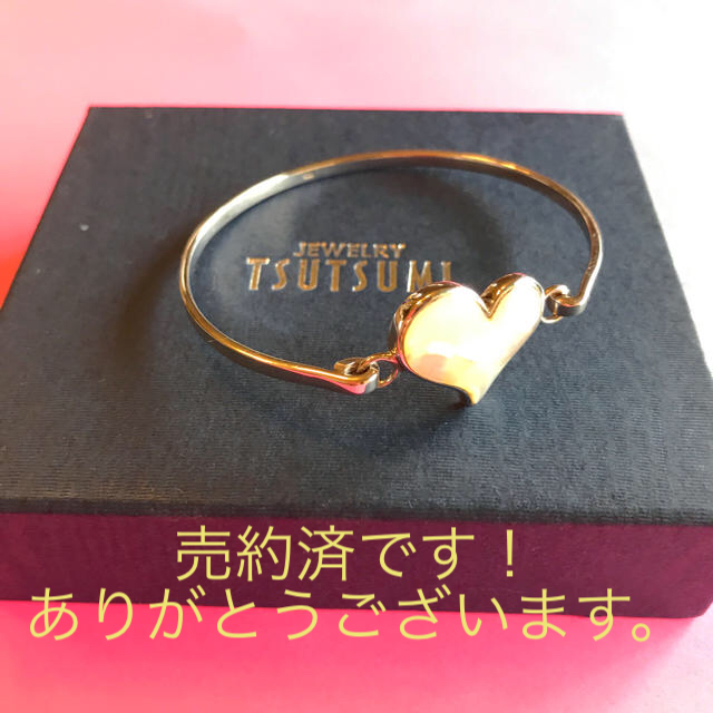 JEWELRY TSUTSUMI(ジュエリーツツミ)のTSUTSUMI  のシルバーハート ブレスレット ハンドメイドのアクセサリー(ブレスレット/バングル)の商品写真