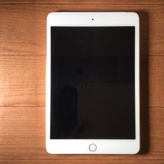 アイパッド(iPad)のiPad mini 4ゴールド128GB セルラーモデル Simフリー中古超美品(タブレット)