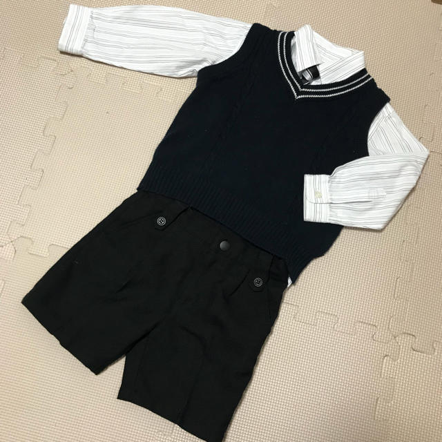 COMME CA ISM(コムサイズム)のキッズフォーマル4点セット☆90cm キッズ/ベビー/マタニティのキッズ服男の子用(90cm~)(ドレス/フォーマル)の商品写真