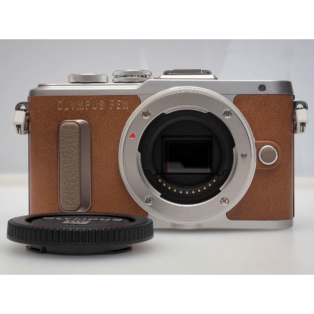 OLYMPUS - ショット数100回未満 OLYMPUS PEN E-PL8 ボディ ブラウン