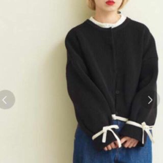 ドットアンドストライプスチャイルドウーマン(Dot&Stripes CHILDWOMAN)のカーディガン Dot＆Stripes CHILD　WOMAN ブラック(カーディガン)