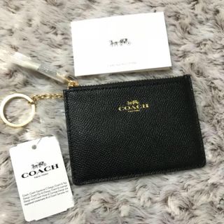 コーチ(COACH)のnatti 様 専用☆コーチCOACH☆キーリング付コイン カードケース☆(パスケース/IDカードホルダー)