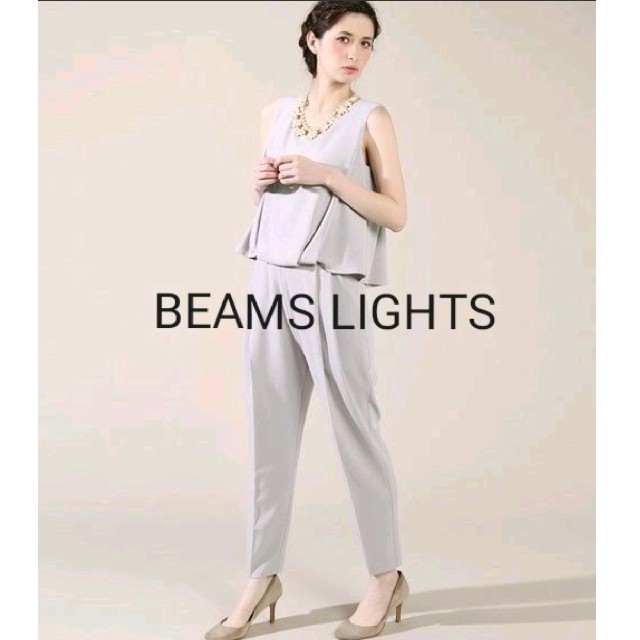 BEAMS LIGHTS　ビームスライツライトグレー　オールインワン　サロペット