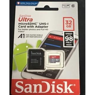 32GB マイクロSDカード microSD サンディスク(PC周辺機器)