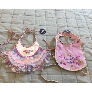 アナスイミニ(ANNA SUI mini)のANNA SUI BABY スタイ 新品未使用(ベビースタイ/よだれかけ)