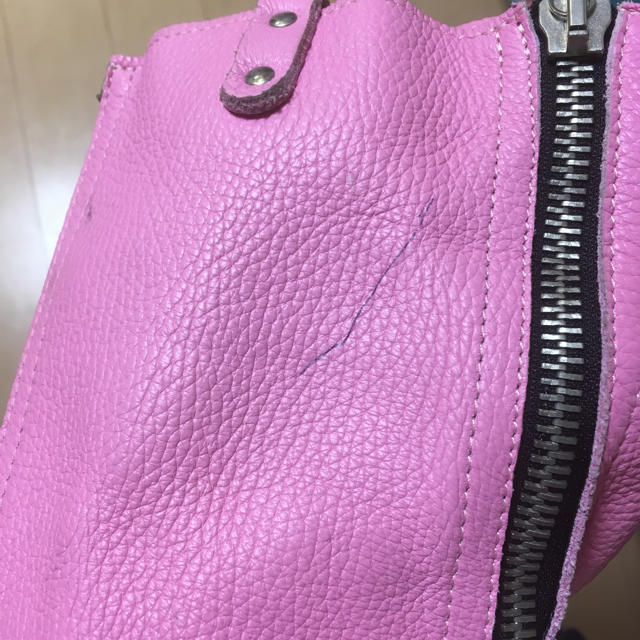 バーバラ リール  barbara rihl トートバッグ ピンク 美品 レディースのバッグ(トートバッグ)の商品写真