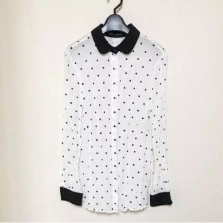 ザラ(ZARA)のZARA＊水玉＊ドット＊ブラウス(シャツ/ブラウス(長袖/七分))