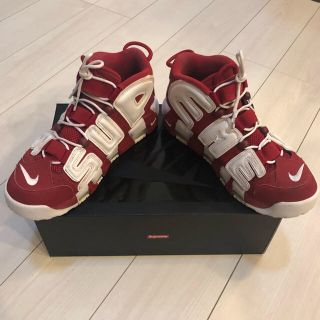 シュプリーム(Supreme)のsupreme air more uptempo red(スニーカー)