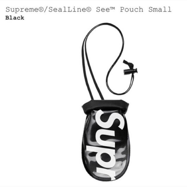 S Supreme 18ss SealLine See Pouch black