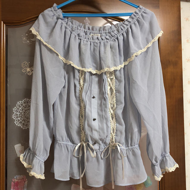 axes femme(アクシーズファム)のaxes♪ギンガムチェック♥︎tops レディースのトップス(カットソー(長袖/七分))の商品写真