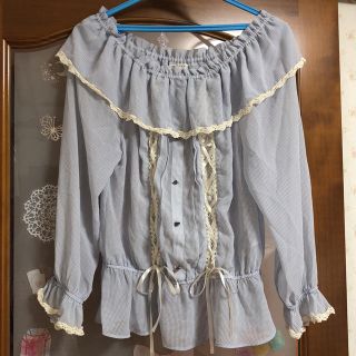 アクシーズファム(axes femme)のaxes♪ギンガムチェック♥︎tops(カットソー(長袖/七分))