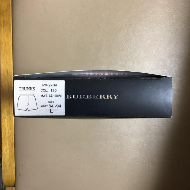 BURBERRY(バーバリー)のBURBERRY/バーバリー◆ メンズ 下着  トランクス L  メンズのアンダーウェア(トランクス)の商品写真