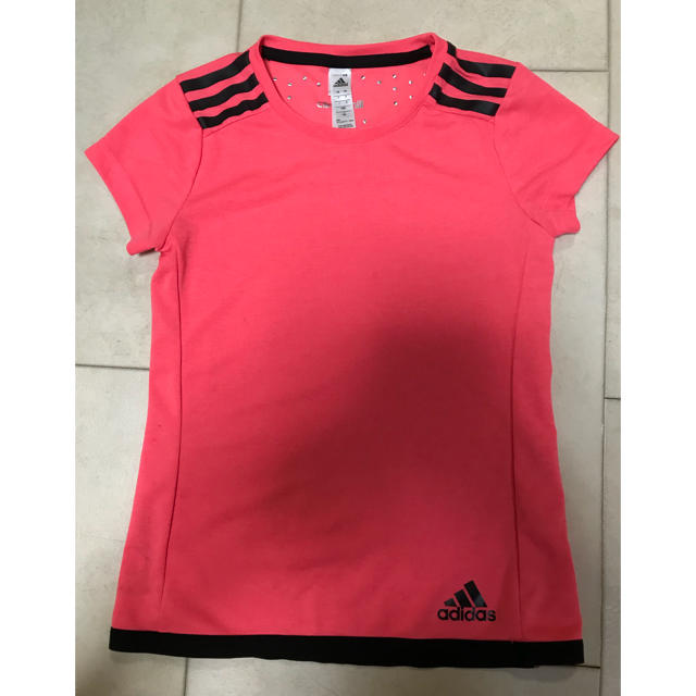 adidas(アディダス)のアディダス トレーニング Tシャツ キッズ/ベビー/マタニティのキッズ服女の子用(90cm~)(Tシャツ/カットソー)の商品写真