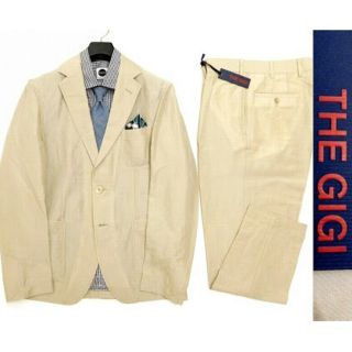 ビームス(BEAMS)の美品 THE GIGI ザ ジジ 綿麻 ジャケット  スーツ セットアップ 46(セットアップ)